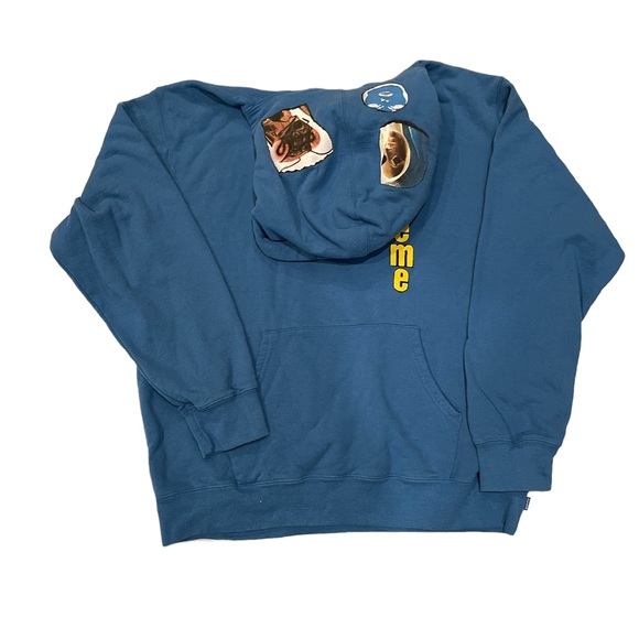 Supreme Large Invert Blue Hoodie - Picture 5 of 6
